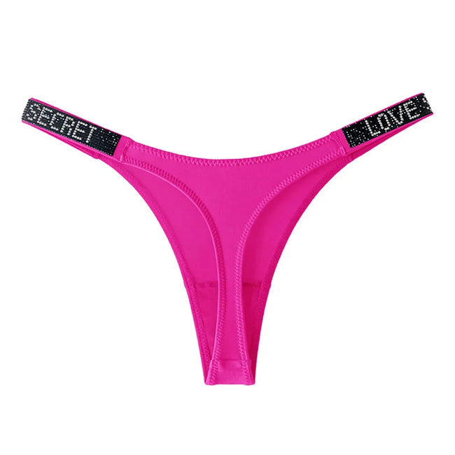 Rhinestone Cowgirl Embellished Waistband Thong