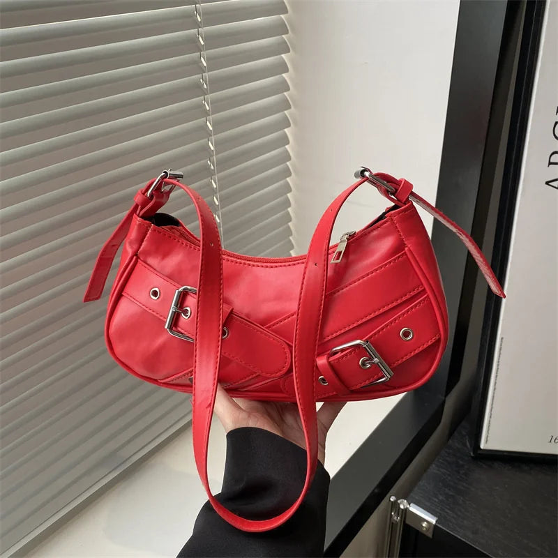 Buckle Shoulder Bag