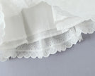 Eyelet Lace Button Front Mini Dress