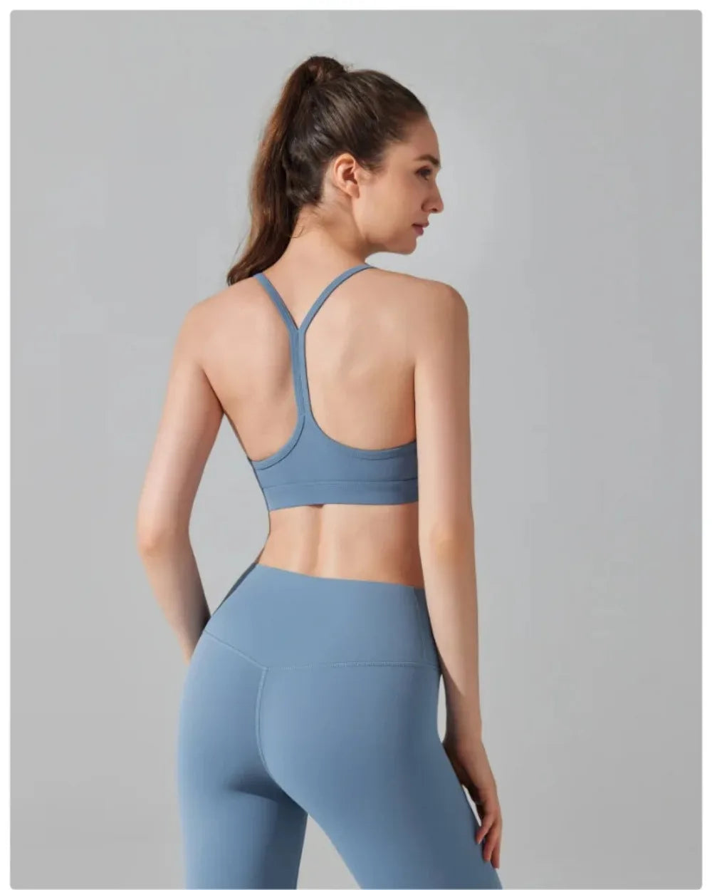 No Days Off Strappy Sports Bra & High Waist Leggings Set