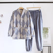 Cozy Chess Club Argyle Flannel Pajama Set