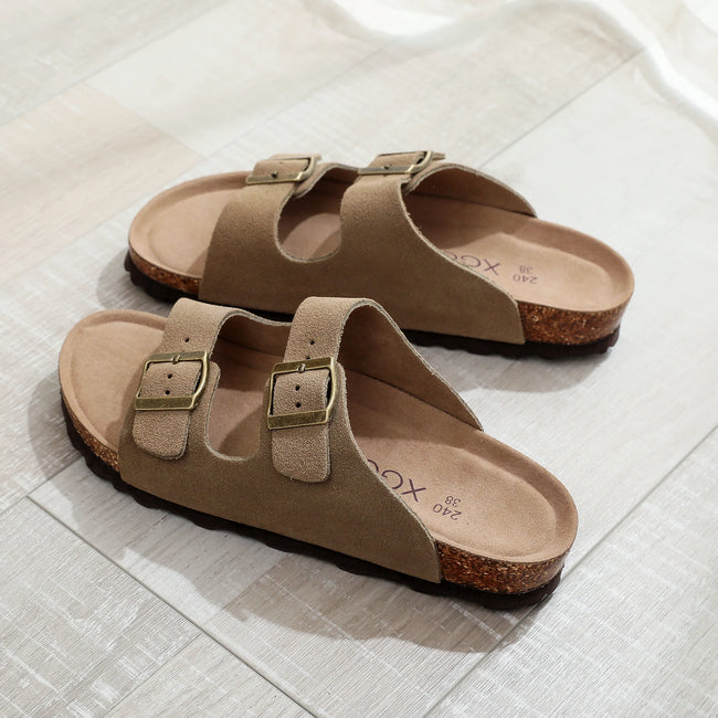 Golden Hour Double Strap Sandals
