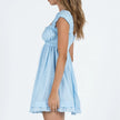 Romantic Eyelet Mini Dress