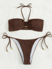 Crush Smocked Bikini Set
