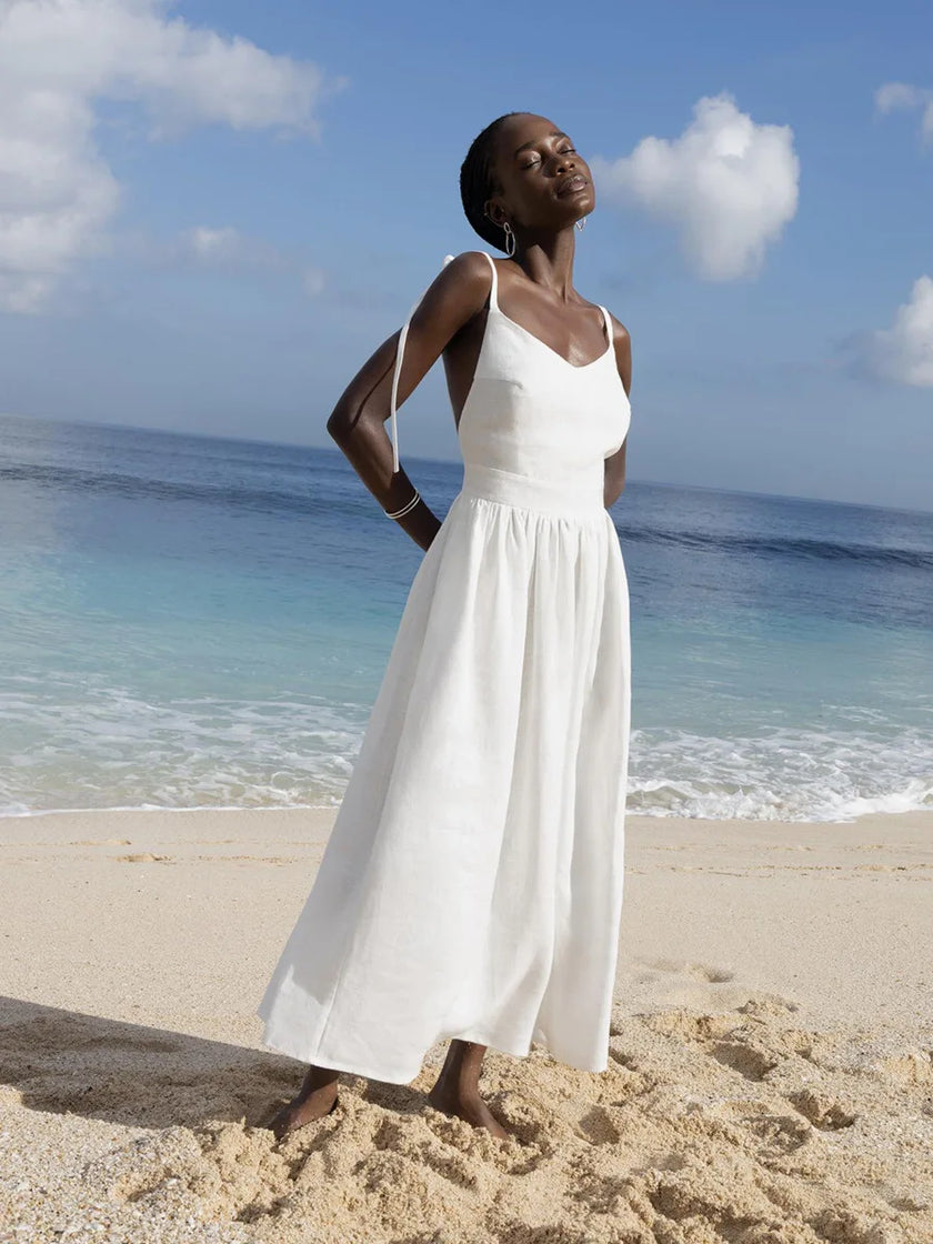 Ocean Air Linen Dress