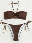 Crush Smocked Bikini Set