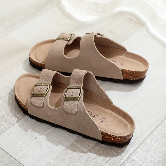 Golden Hour Double Strap Sandals