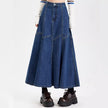 Midnight Flow Denim Skirt
