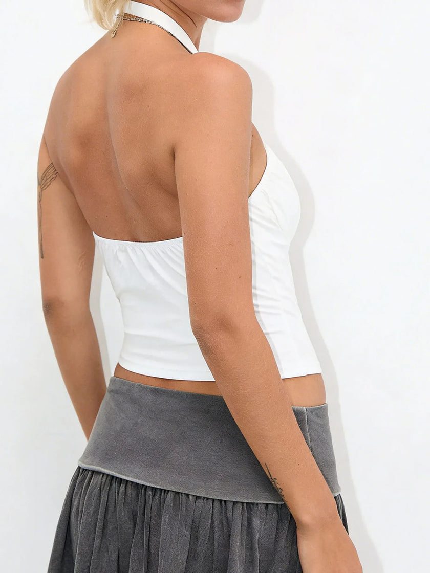Clean Girl Halter Top
