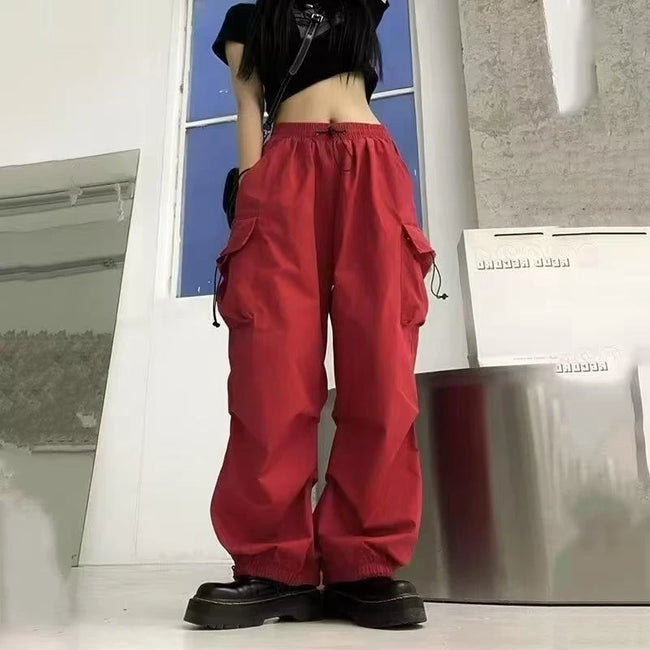 Mission Possible Oversized Cargo Parachute Pants