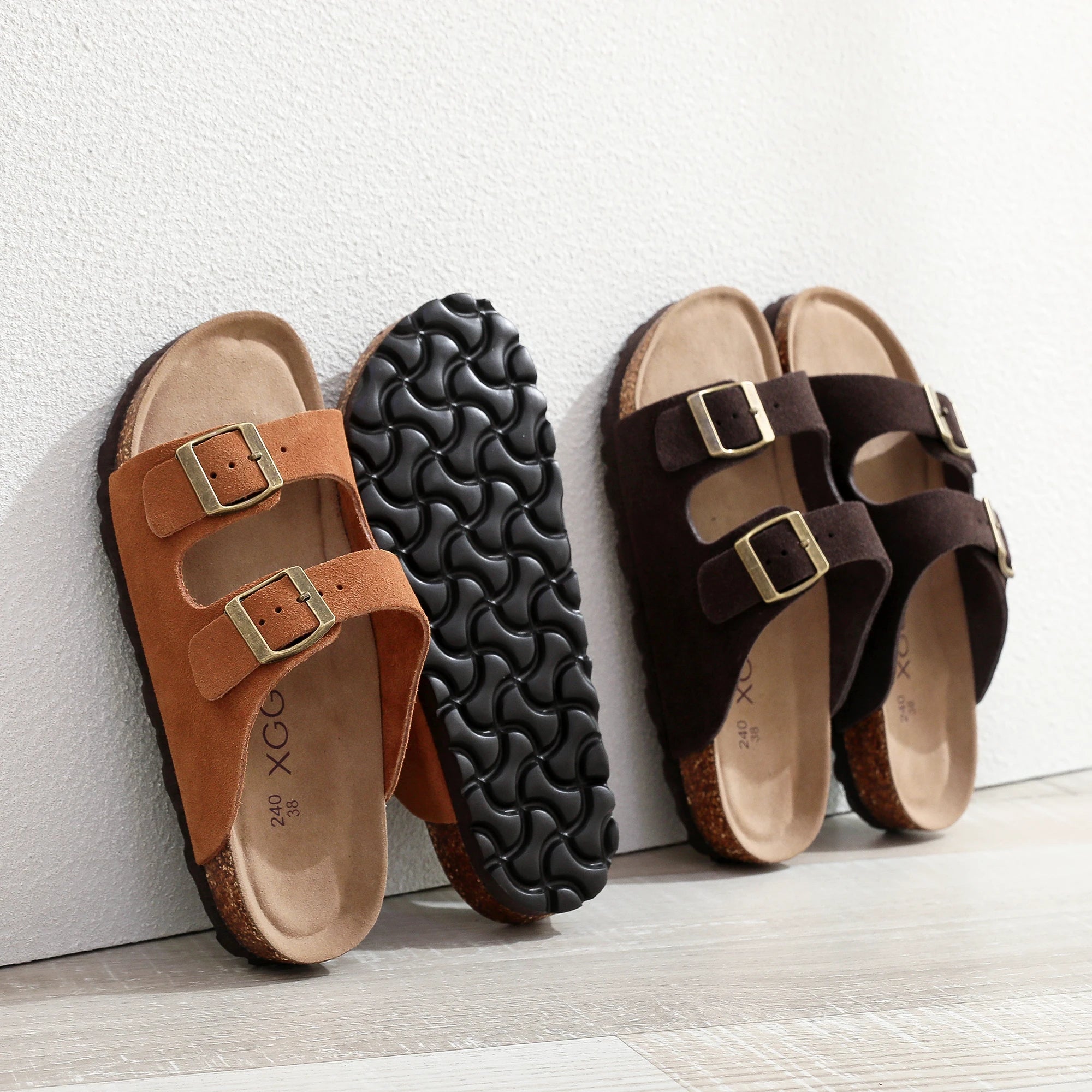 Golden Hour Double Strap Sandals