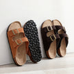 Golden Hour Double Strap Sandals