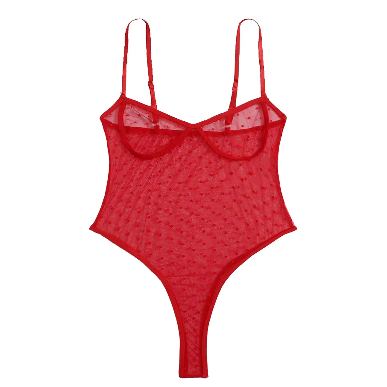 Love Language Sheer Heart Mesh Bodysuit