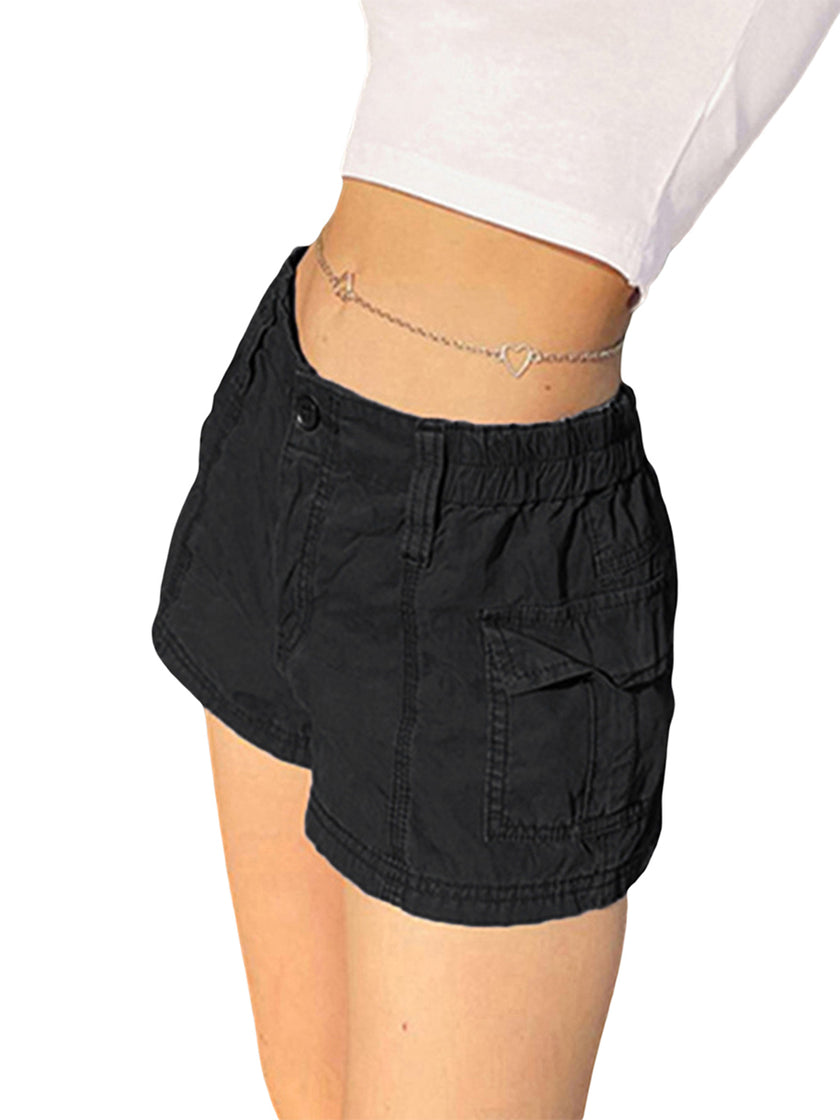 Off Duty Cargo Mini Shorts