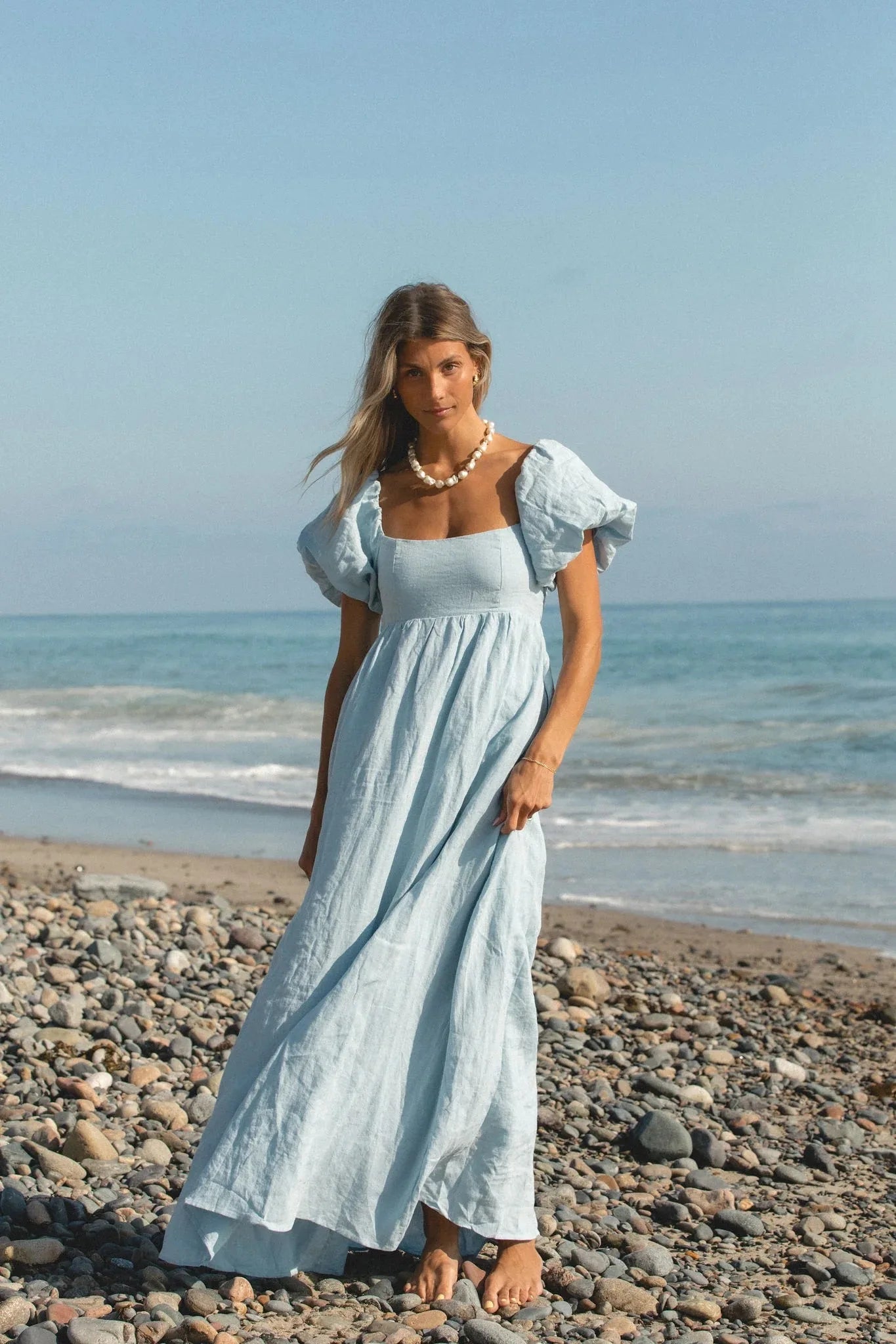 The Shoreline Sweetheart Dress