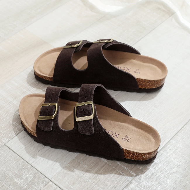 Golden Hour Double Strap Sandals