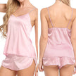 Silky Nights Satin Cami & Shorts Pajama Set