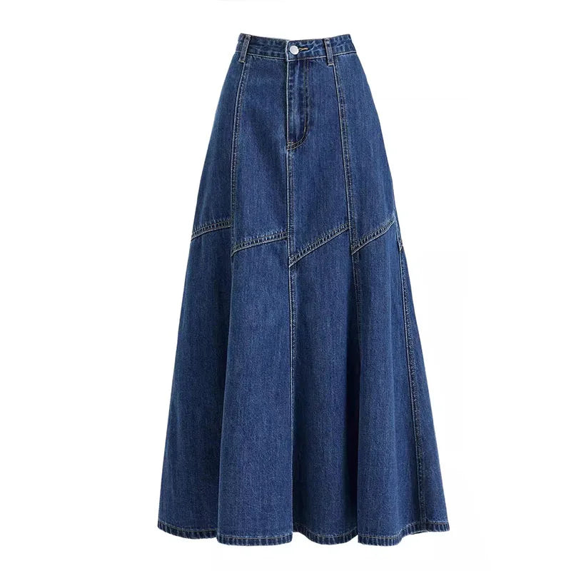 Midnight Flow Denim Skirt