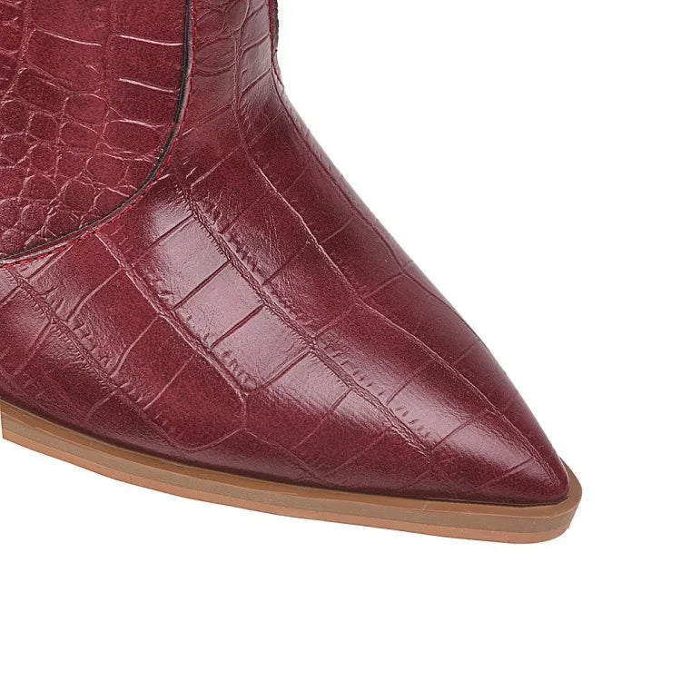 Croc Luxe Western Boots