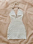 Saltwater Crochet Mini Dress