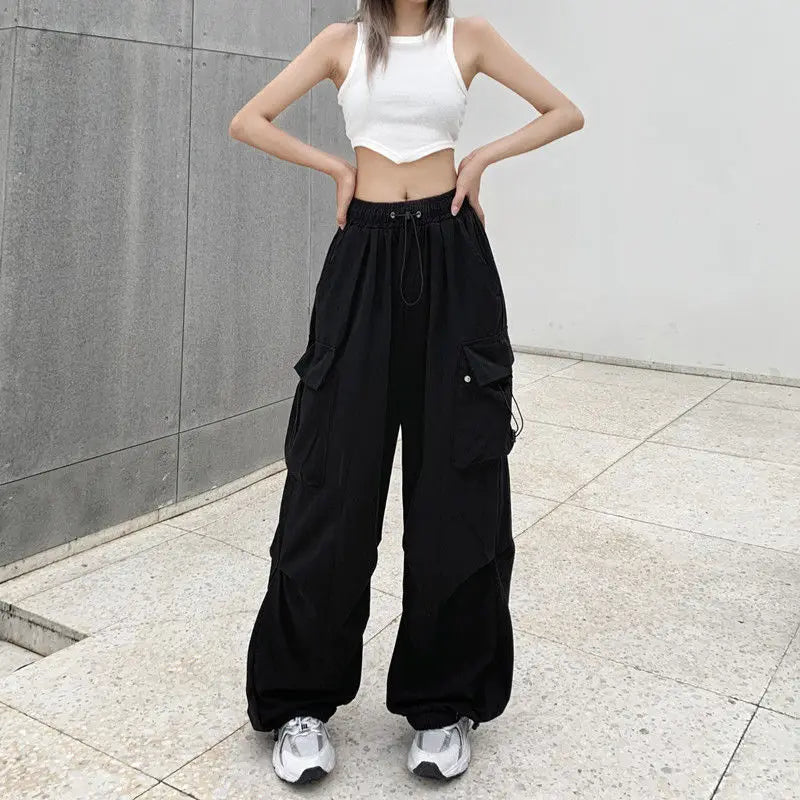 Mission Possible Oversized Cargo Parachute Pants