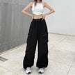 Mission Possible Oversized Cargo Parachute Pants