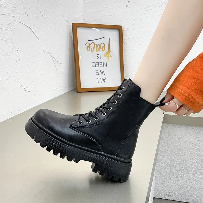 Midnight Combat Boots