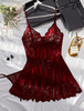 Envy Me Lace & Satin Babydoll & Thong Set