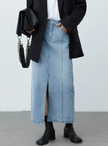 Everyday Denim Maxi Skirt