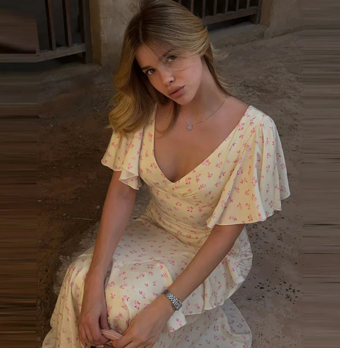 Meadow Whisper Maxi Dress