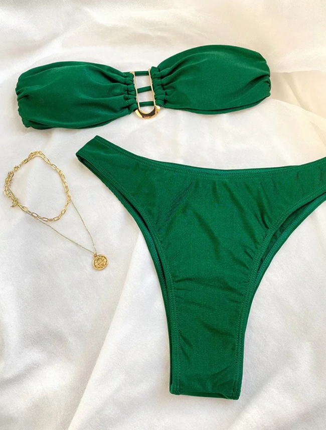 Golden Tide Bikini Set