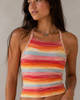The Space Dye Stripe Knit Cam
