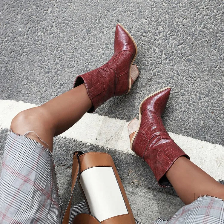 Croc Luxe Western Boots