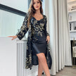 Blossom & Silk Floral Satin Slip Dress & Robe Set