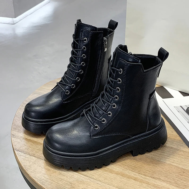 Midnight Combat Boots