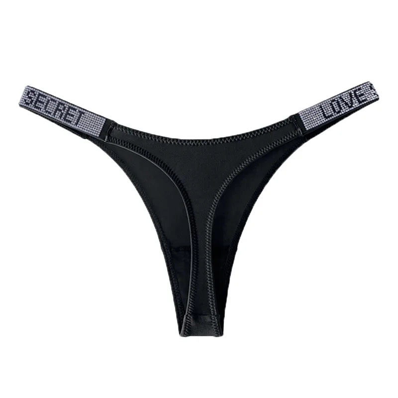 Rhinestone Cowgirl Embellished Waistband Thong