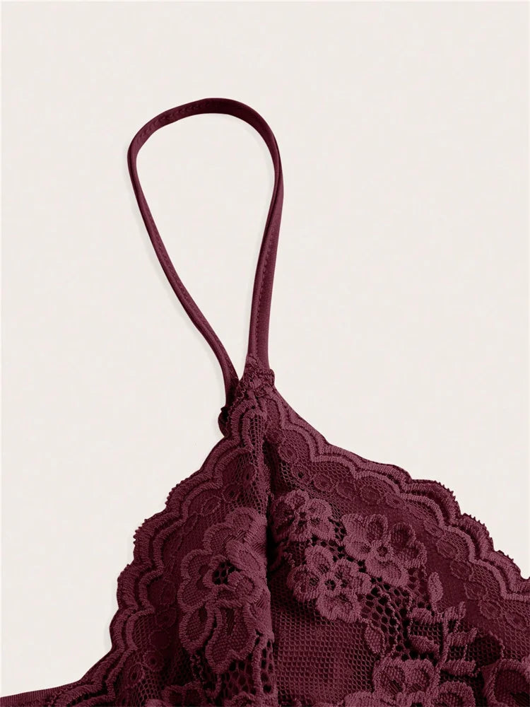 V Neck Lace Cami