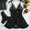 Dreamy Ruffle Babydoll & Lace Panty Set