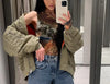 Off Duty Oversized Puffer Bomber Jacket