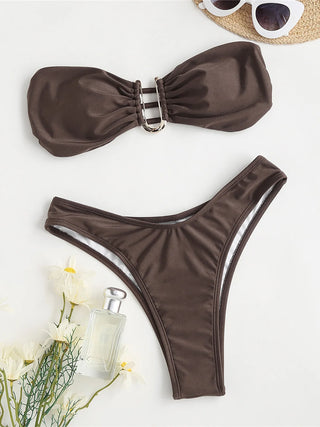 Golden Tide Bikini Set