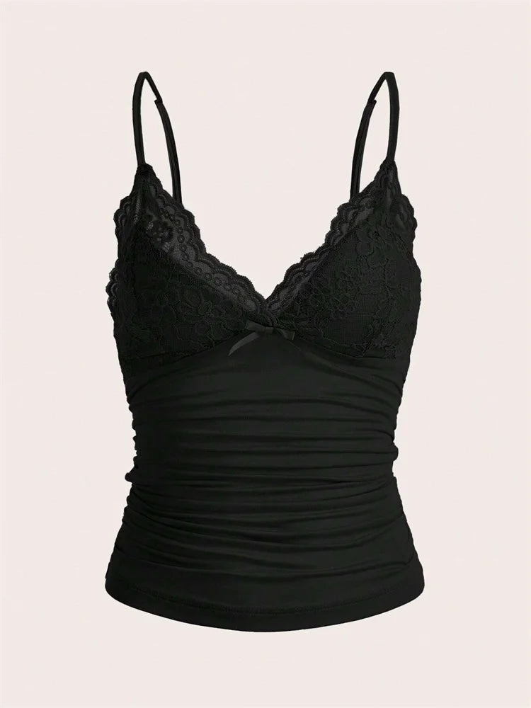V Neck Lace Cami