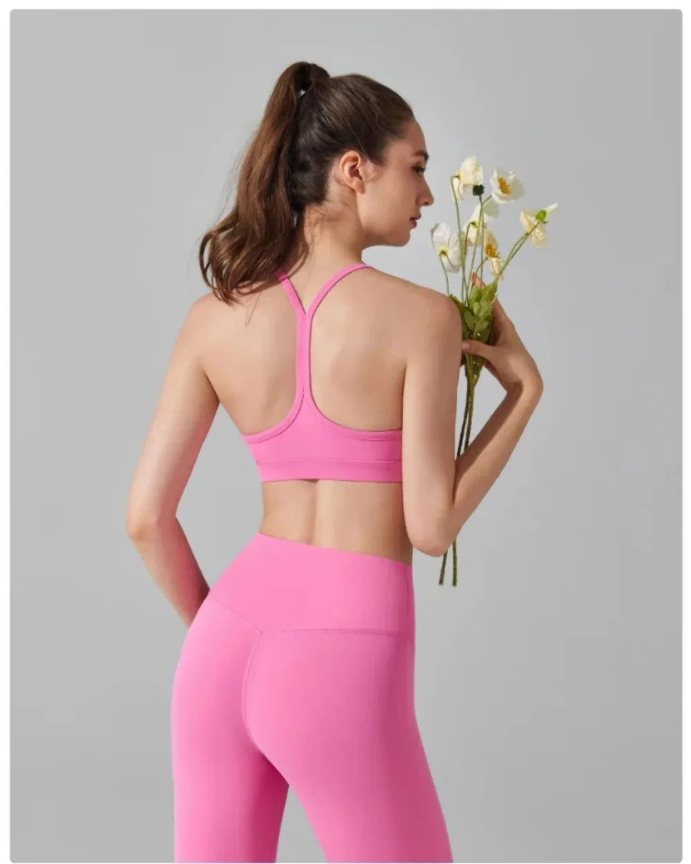 No Days Off Strappy Sports Bra & High Waist Leggings Set