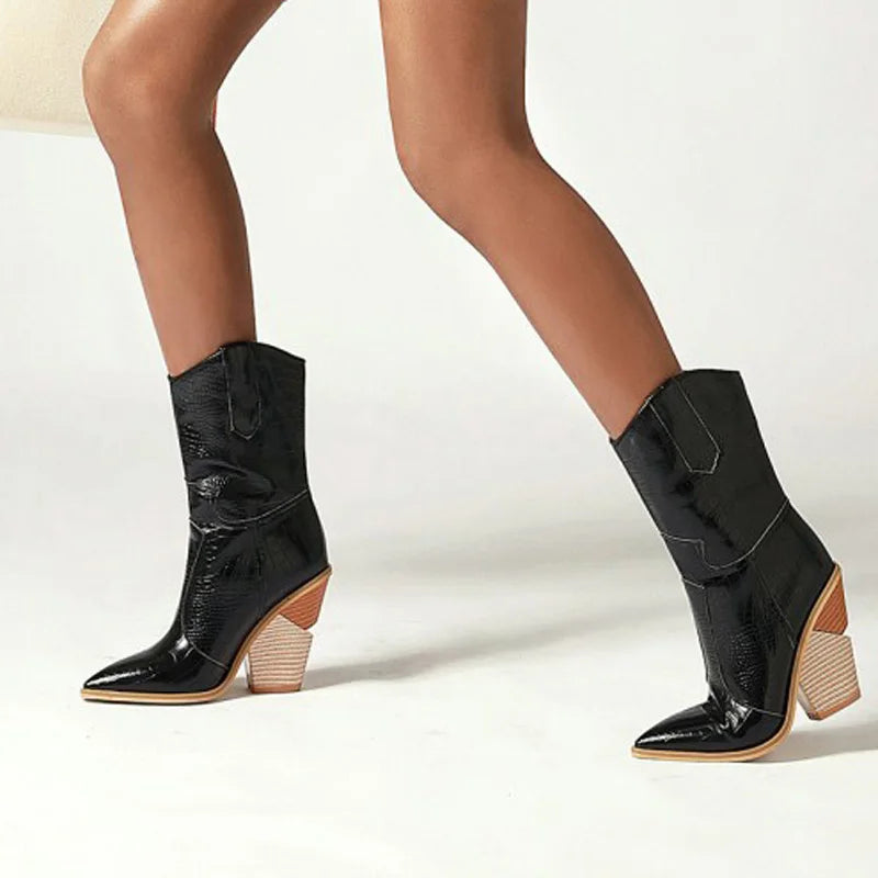 Croc Luxe Western Boots