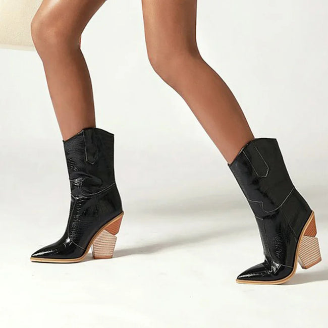 Croc Luxe Western Boots