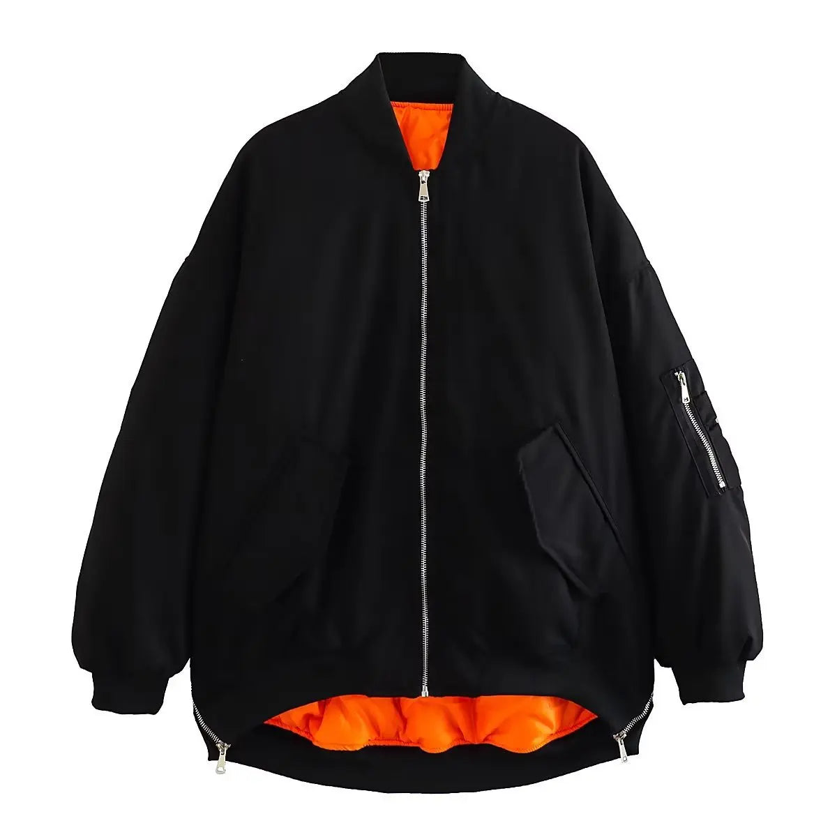 Off Duty Oversized Puffer Bomber Jacket