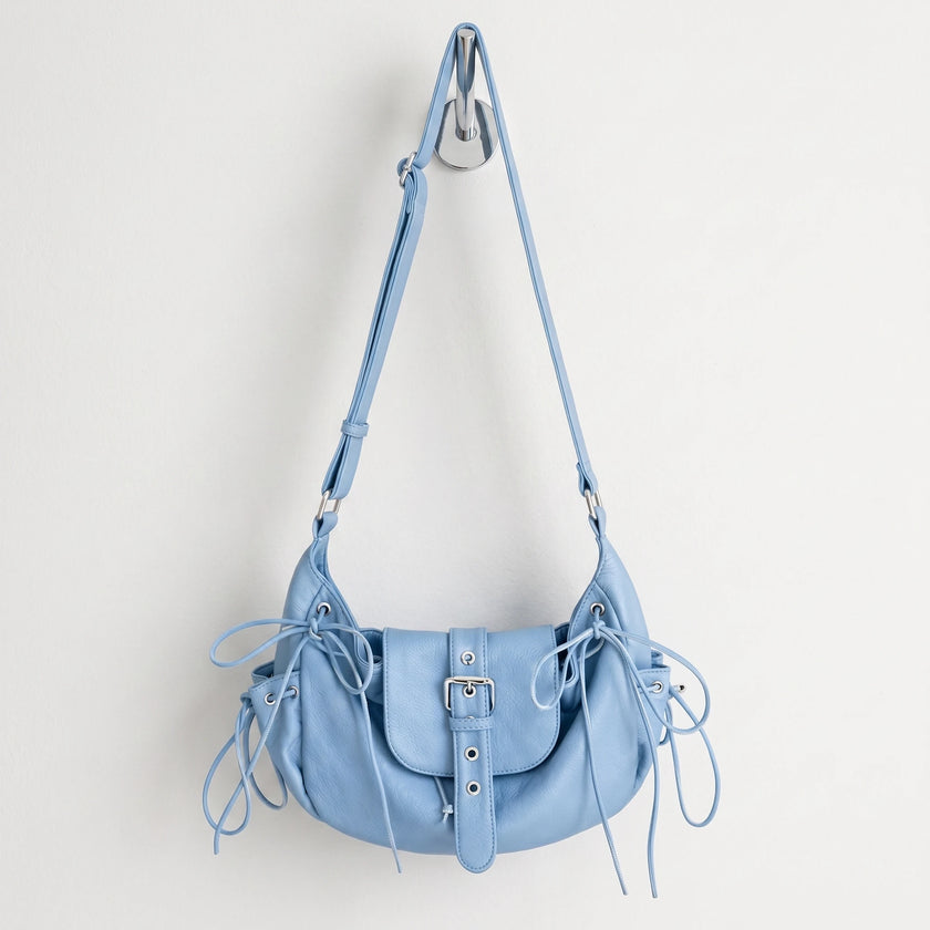 The Wren Lace-Up Shoulder Bag