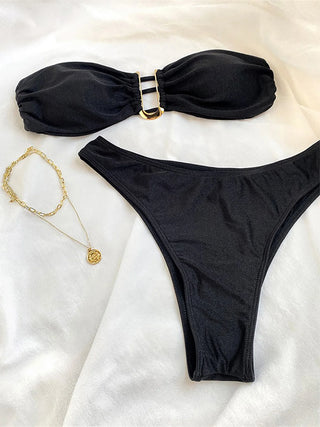 Golden Tide Bikini Set
