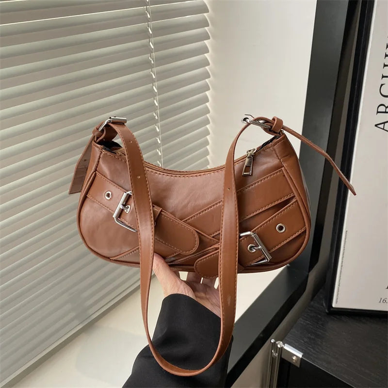 Buckle Shoulder Bag