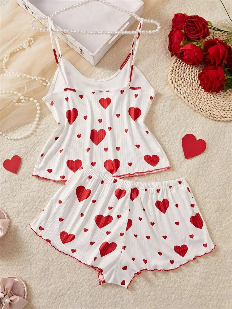 Head Over Heels Ribbed Crop & Shorts Lounge Set