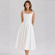 Elegant Corset Midi Dress
